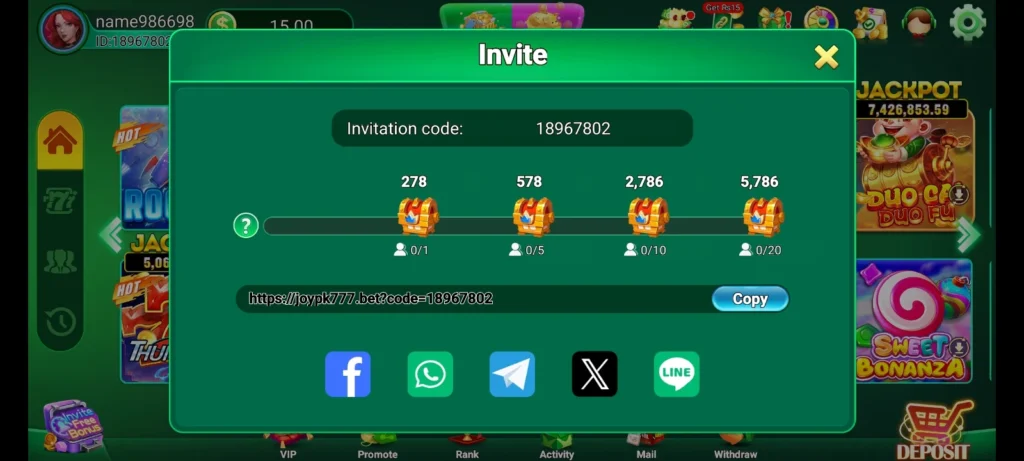 JOYPK 777 Game