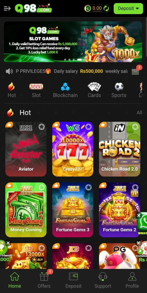 Q98 Game